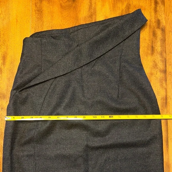 Jil Sander Asymmetrical Charcoal Skirt - Picture 8 of 9